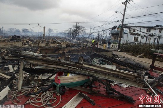 颶風(fēng)桑迪登陸美國(guó)