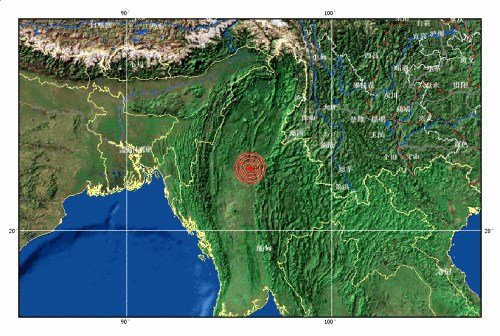 緬甸發生7.0級地震