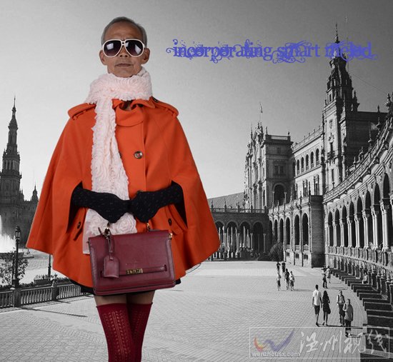 72歲外公當女裝模特