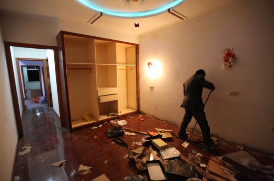 釘子戶羅保根同意拆遷了