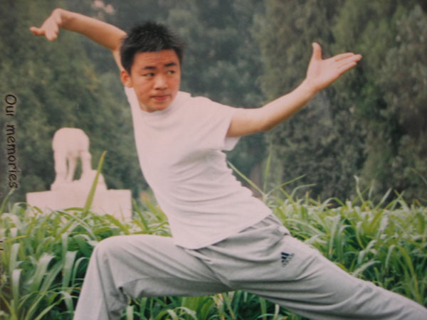 王寶強昔日少林寺習武照