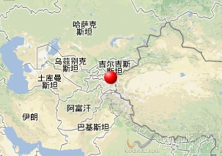 吉爾吉斯斯坦和中國交界發生4.0級地震