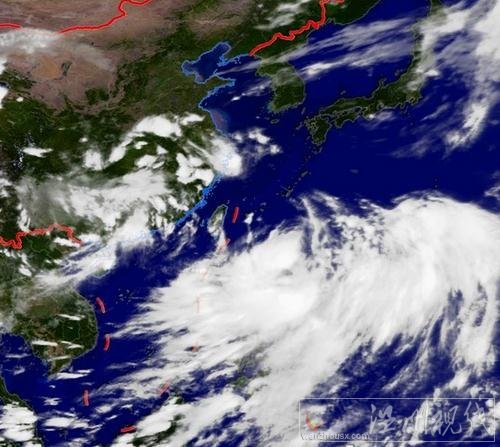 2013年臺風潭美衛星云圖