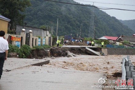 吉林水災圖片 因災死亡人數已有16人5人失蹤