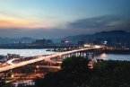 溫州東甌大橋夜景 網(wǎng)友懶的呼吸拍攝的東甌大橋夜景