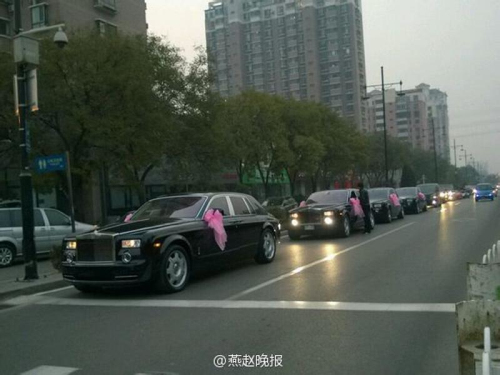 唐山最牛的婚禮車隊