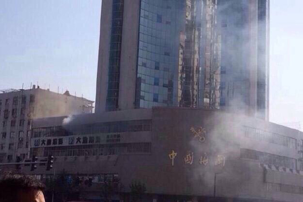 溫州黎明西路一養生會館發生煤氣爆炸