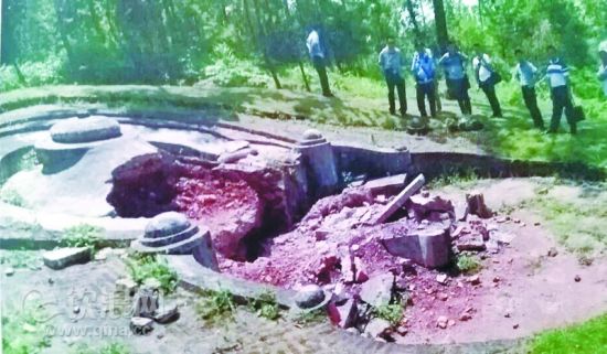 清代名將劉永福墓被盜破壞嚴重。