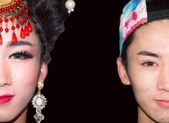 小伙反串演楊貴妃