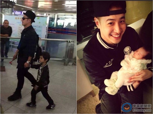 潘瑋柏帶兒子現身