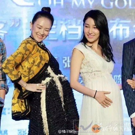 章子怡懷的男孩女孩備受關注