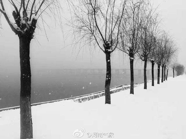 河南濃霧暴雪 春運受影響