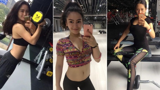 美女撞臉迪麗熱巴