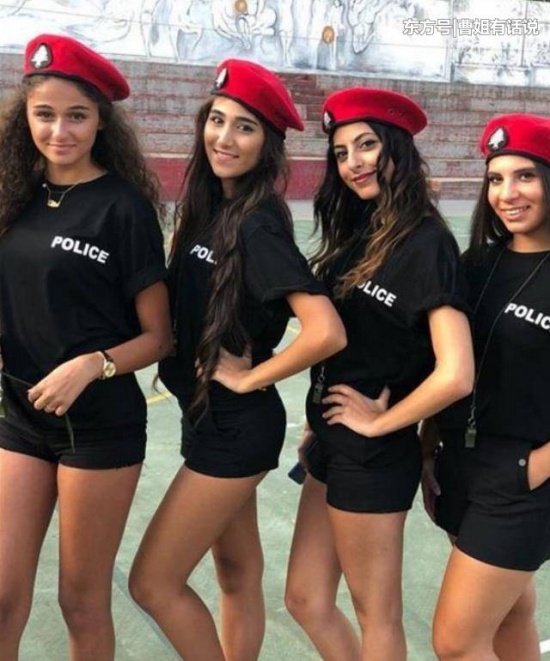 女警穿熱褲執勤