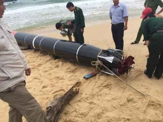 越南撈到中國魚雷