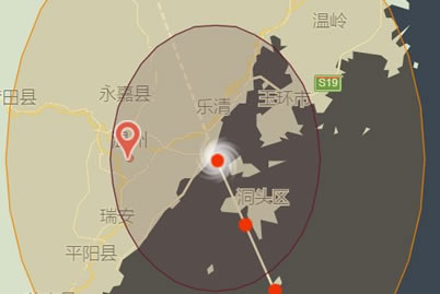 臺風黑格比登陸樂清 二次登陸風力13級