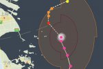 強臺風“燦都”來襲 第14號臺風燦都路徑預報很執著