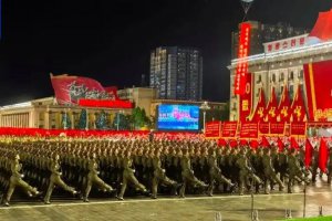 朝鮮閱兵 援俄方隊高